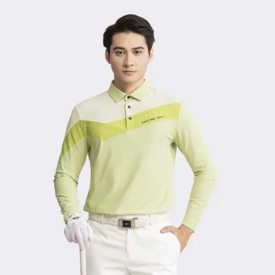 Áo thun có cổ dài tay Aristino ALPG24W2