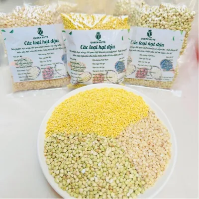 Các loại hạt kê nếp vàng Nghệ An / hạt ý dĩ (bo bo) / hạt kiều mạch (tam giác mạch) nấu sữa, nấu cháo, cho bé ăn dặm
