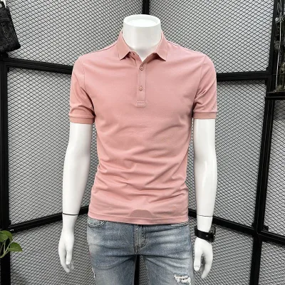 Mùa Hè Ngắn Tay Áo Polo Nam 2025 Nam Ve Áo Thun Hợp Thời Trang Nam Thoáng Khí Hợp Thời Trang Áo Thun Thời Trang polo