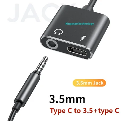 Cáp Chuyển Đổi Type C Thành Cổng Âm Thanh 3.5mm có mic nói Cho Loa Tai Nghe Cáp Chuyển Type C Sang 3.5mm cao cấp