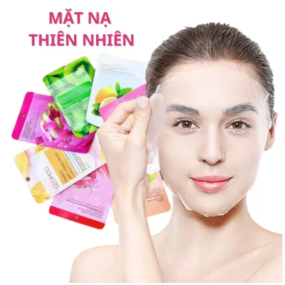 Mặt nạ trái cây BioaQua Seomou cấp ẩm Dưỡng Da giúp trắng sáng mịn da (50 GÓI TẶNG 5)