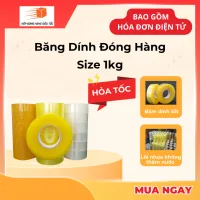 Băng Dính 0,5kg/1kg (Băng Dính Đóng Hàng - Lõi Mỏng - Siêu Dính - Siêu Tiết Kiệm)