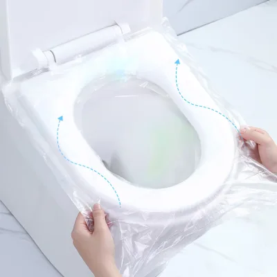 10 tờ giấy lót bồn cầu toilet chống thấm nước dùng một lần, thích hợp cho các chuyến đi du lịch CINDYHOME