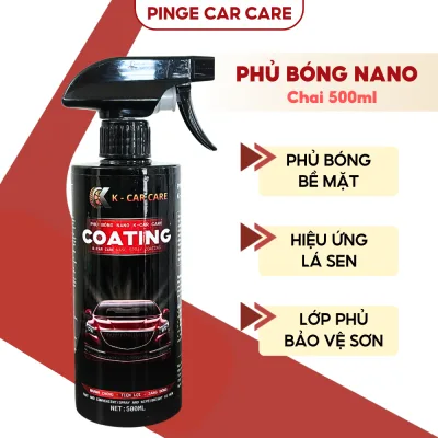 Xịt Phủ Bóng Nano K-Car Care 500ml – Dưỡng Bóng Loáng, Bảo Vệ Bề Mặt Xe Ô Tô Hiệu Quả