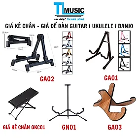 Giá Kê Chân - Giá Chữ A - Chân Để Đàn Guitar Ukulele Banjo Nhiều Mẫu Nhỏ Gọn Tiện Lợi