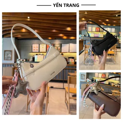 Túi xách nữ đeo vai, túi cầm tay kèm charm ngôi sao phù hợp phong cách hằng ngày