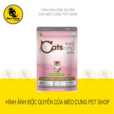 CATSRANG- Thức ăn hạt cho mèo con 400g hạt khô nhập khẩu Hàn Quốc