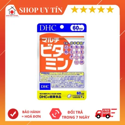 Viên uống Vitamin Tổng Hợp Multi DHC Nhật Bản bổ Sung 12 vitamin thiết yếu hàng ngày nâng cao sức khỏe, làm đẹp da gói 60 viên 60 ngày - Hàng Nhật chuẩn tại shop Hàng Nhật Thủ Đức
