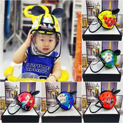 Helmet for Toddlers, Crawling Practice with Goggles from 6 Months to 24 Months Old / Super Light, Cool and Safe / Comes with a Tongue Guard