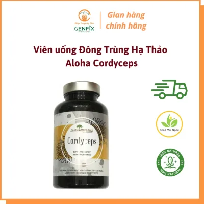 Viên uống đông trùng hạ thảo Aloha thực phẩm chức năng hỗ trợ bồi bổ cơ thể hộp 90 viên