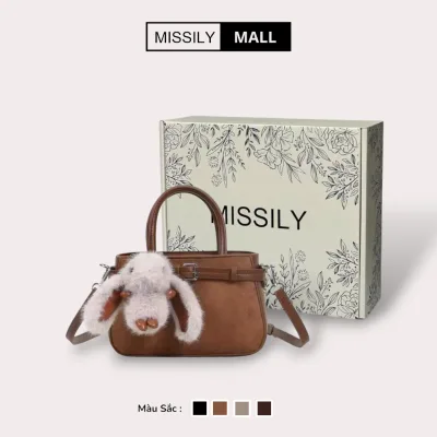Túi xách nữ đeo chéo, đeo vai MISSILY sz 22cm (ms102)
