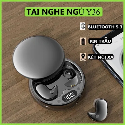 Tai nghe Y36 Pro Bluetooth 5.3, âm thanh vòm 360°, bass mạnh, chơi game tuyệt vời, pin trâu, hộp sạc tiện lợi, tương thích đa thiết bị.