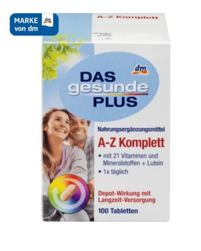 Vitamin Tổng Hợp Từ A-Z Cho Người Từ 18-50T của hãng Dasgesunde Plus Xách Tay Đức
