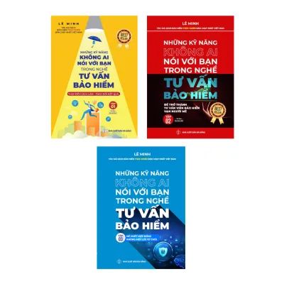 Sách - Những Kỹ Năng Không Ai Nói Với Bạn Trong Nghề Tư Vấn Bảo Hiểm (Combo Tập 1-2-3)