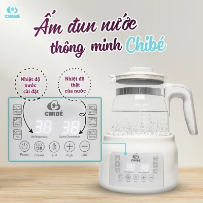 Chibaby custom Smart Milk mixing kettle with built-in remote control display