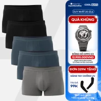 Combo 5 quần lót sịp nam Trunk Cotton co giãn thoải mái vải mềm thoáng khí Coolmate (màu ngẫu nhiên)
