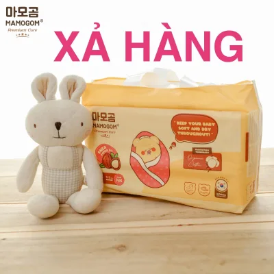 Tã/bỉm Mamogom Bông hữu cơ Hàn Quốc tã dán NB40, S62, M52, tã quần M48, L44, XL40, XXL38