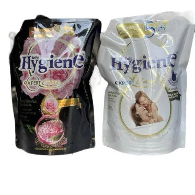 Combo 2 Túi Nước Xả Vải Hygiene Expert Care Đen Trắng 1100ml Lưu Hương Thơm Bền Lâu Mềm Vải