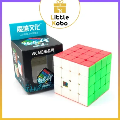 Rubik 4x4 Stickerless MoYu MeiLong 4x4 Rubic 4 Tầng Đồ Chơi Trí Tuệ Trẻ Em Phát Triển Tư Duy 4x4x4