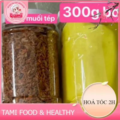 COMBO BÁNH TRÁNG PHƠI SƯƠNG + MUỐI TÉP HÀNH PHI+300g BƠ đồ ăn vặt snack
