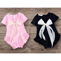 Đồ bơi cho bé, bikini liền thân nơ dài cho bé gái 10-30kg
