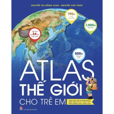 Sách - Atlas thế giới cho trẻ em - nxb kim đồng