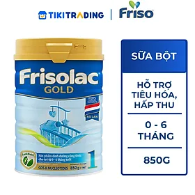 Sữa Bột Frisolac Gold 1 850g/800g Dành Cho Trẻ Từ 0 - 6 Tháng Tuổi