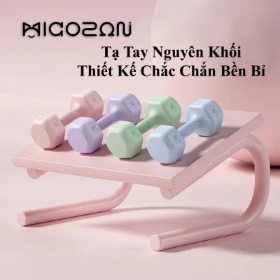 Tạ Tay MICOSON Bọc Nhựa Nhiều Màu Chống Trượt Thiết Kế Gọn Nhẹ Phù Hợp Người Mới Tập Gym