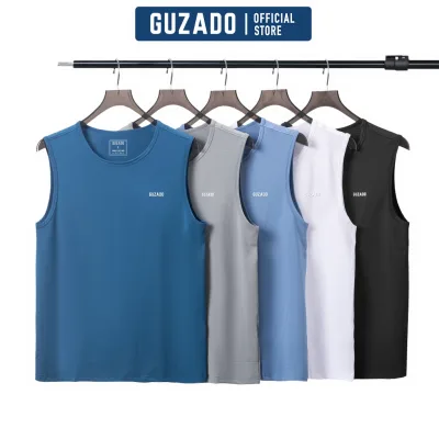 Áo Ba Lỗ Nam GUZADO Chất Coolmax Siêu Mát, Nhẹ Thoáng Khí, Vận Động Thể Thao Linh Hoạt GTT01