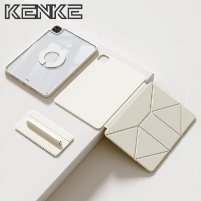 KENKE ipad ốp lưng máy tính bảng Xoay có thể tháo rời từ tính cho iPad 2026 Air Pro 11 inch M5 2025 ốp ipad Air 13" M2 M3 M4 pro 12.9 mini 6 mini 7 a17 pro ipad ốp ipad gen 10 11 a16 Air 4/5/6/7/8 case cover ốp lưng máy tính bảng