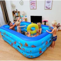 Bể Bơi Cho Bé Phao Bơi Trong Nhà 3 Tầng Cho Trẻ Em, Hồ Bơi Tắm Cho Bé Dày Dặn, Bền Đẹp, ĐÁY 2 LỚP CHỐNG TRƯỢT[LOẠI1]