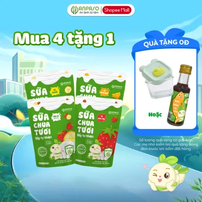 Combo Sữa Chua Sấy Anpaso – Sữa Chua Khô Chứa Lợi Khuẩn Tự Nhiên Cho Bé Ăn Dặm