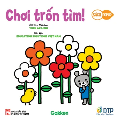 Sách - Chơi trốn tìm - Sách tranh lật mở - Sách Pop-up - Tủ sách Ehon cho bé từ 0 tuổi - DTPForKids
