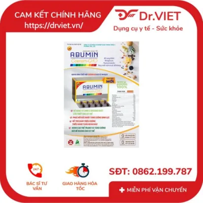 ABUMIN COENZIM-Q 10 adds vitamins and minerals to the body, enhances digestion, helps to eat well, and improves resistance.