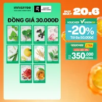 Mặt nạ giấy dưỡng da Hàn Quốc innisfree My Real Squeeze Mask 22ml