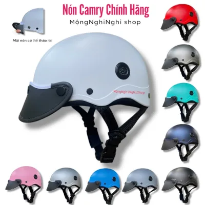 Nón Bảo Hiểm (CAMRY) CR HELMET Chính Hãng Đủ Màu Có Giấy Kiểm Định An Toàn , Bảo Hành 12 Tháng