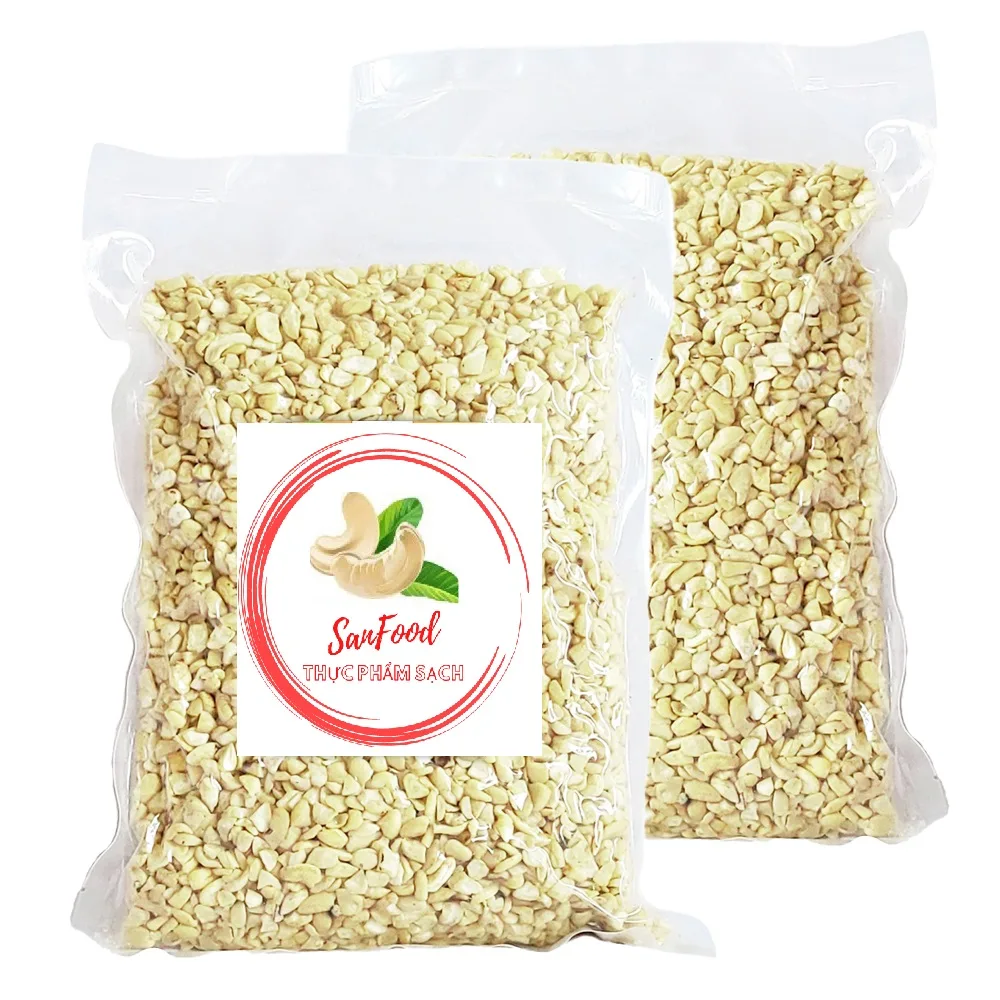 1KG Hạt Điều Việt Nam Tấm Đầu Cuống  Nấu Sữa, Nấu Chè Tốt Cho Bà Bầu, Trẻ Em - Cam kết Hàng mới trắng cánh dày và không nhiễm dầuKg