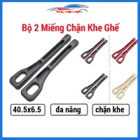 Bộ 2 miếng chặn khe hở ghế ngồi ô tô 40.5x6.5cm chống rò rỉ trang trí nội thất