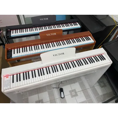 Đàn Piano Điện VicTor VT02 Phiên Bản 2026 - Đủ 88 Phím Đàn Gỗ Chất Lượng - Tặng Pedal và đủ Pk, Khóa học online