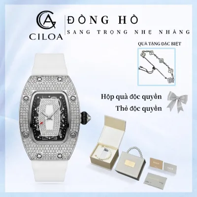 〖CILOA〗 Đồng hồ Gypsophila Đồng hồ nữ thạch anh Đồng hồ nữ Đồng hồ nữ Niche Đồng hồ nữ nhẹ sang trọng Đồng hồ nữ chính hãng Mặt số đính kim cương cao cấp 2024 Xu hướng đồng hồ nữ phong cách mới 21011
