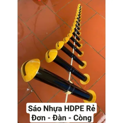 Sáo Nhựa Full HDPE tốt nhất thị trường Xịn - Bền - Đẹp + Các Dòng Âm Hay từ Dàn + Còng - D10 - D100 Chống Đâm_ Bổ _Đập