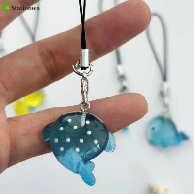 STATIONWA Dây Treo Điện Thoại, Móc Khóa Sao Biển Cá Dây Điện Thoại, Dây Treo Sinh Vật Biển Kawaii Ngựa Biển Dây Điện Thoại Di Động Điện Thoại Trang Sức Điện Thoại