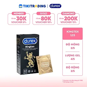 Bao cao su Durex Kingtex 12 bao