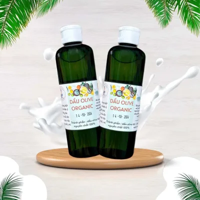 Pure Olive Oil Nourishes Skin, Cares for Hair, Nourishes Lips, and Is Used in Cooking.