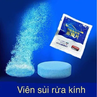Glass Cleaning Effervescent Tablets - Glass Cleaner - Car Glass Cleaning Effervescent Tablets - Car Glass Care - 1 Tablet = 4 Liters