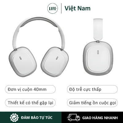 3Life Headphone 40mm Cell Space Sound Effects Bluetooth 5.4 Ultra Low Latency Calls Noise Reduction Hifi Foldable Gaming Headset