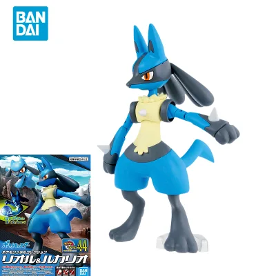Ban Đầu Bandai Pokemon Nhân Vật Plamo Series Lucario Riolu Đồ Chơi Mô Hình Nhân Vật Hội Sưu Tập Đồ Trang Trí Hình Đồ Chơi Mô Hình