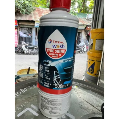 Kem Bảo Dưỡng Lốp Xe Ô Tô Total Tyre Shine: Vệ Sinh, Làm Sạch, Bảo Dưỡng Cao Su Lốp Xe Hơi (500ml)