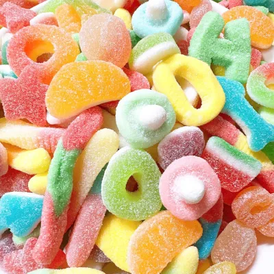 500G-1KG Kẹo dẻo đường mix vị chip trái cây thơm ngon ăn hoài không ngán,Sỉ Bánh Kẹo Tết