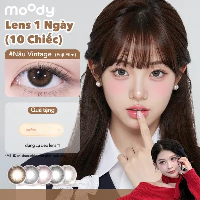 Set 10 chiếc kính áp tròng Moody, 14.2mm lens 1 ngày thuộc bộ sưu tập